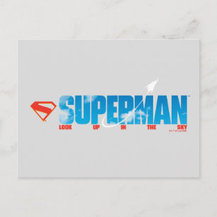 Carte Postale Silhouette Superman Skybound