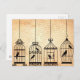 Carte Postale Silhouettes de cage (Devant / Derrière)