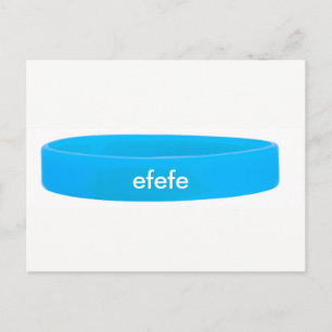 CARTE POSTALE SILICONE WRISTBANDS