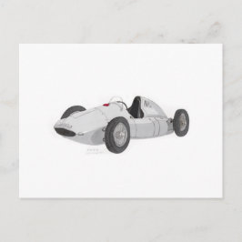 Carte Postale Silver GP Racer