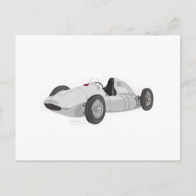 Carte Postale Silver GP Racer (Devant)