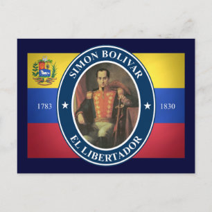 Carte Postale Simon Bolivar