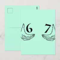 Simple 6-7 Six Seven Mème Avec Deux Mains En Conto