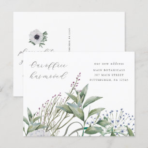 Carte Postale Simple verdure Bureau d'affaires Déménagement Anno