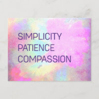 Simplicité Patience Compassion Inspiration