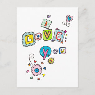 Carte Postale Simply Love