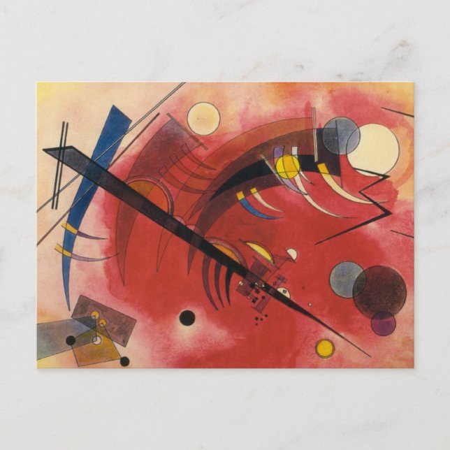 Carte Postale Simulation interne peinture Abstraite (Devant)
