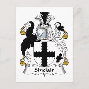 Carte Postale Sinclair Family Crest