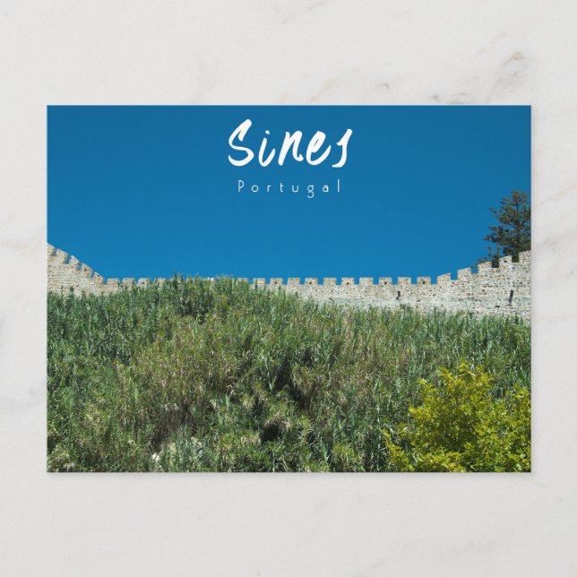 Carte Postale Sines Castle Wall - Portugal (Devant)