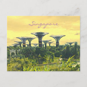 Carte Postale Singapore Gardens by the Bay imprimer de voyage