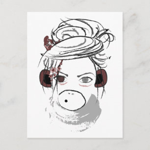 Carte Postale singe.