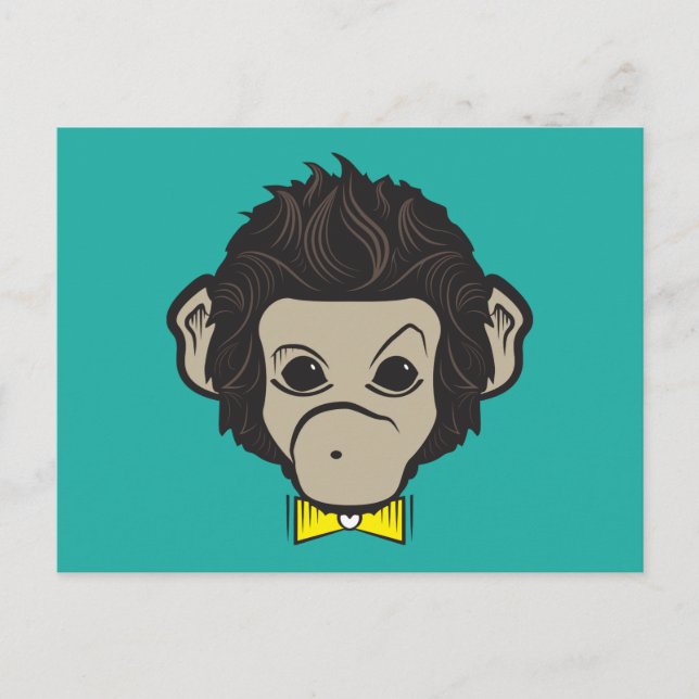 Carte Postale singe identica (Devant)