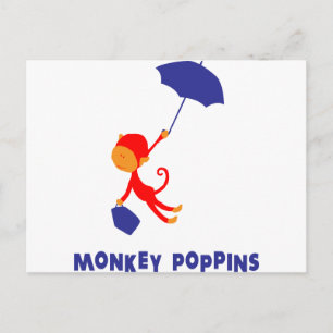 Carte Postale Singes Poppins