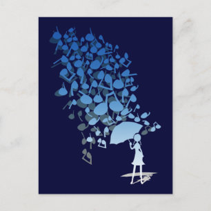 Carte Postale Singin' dans la pluie