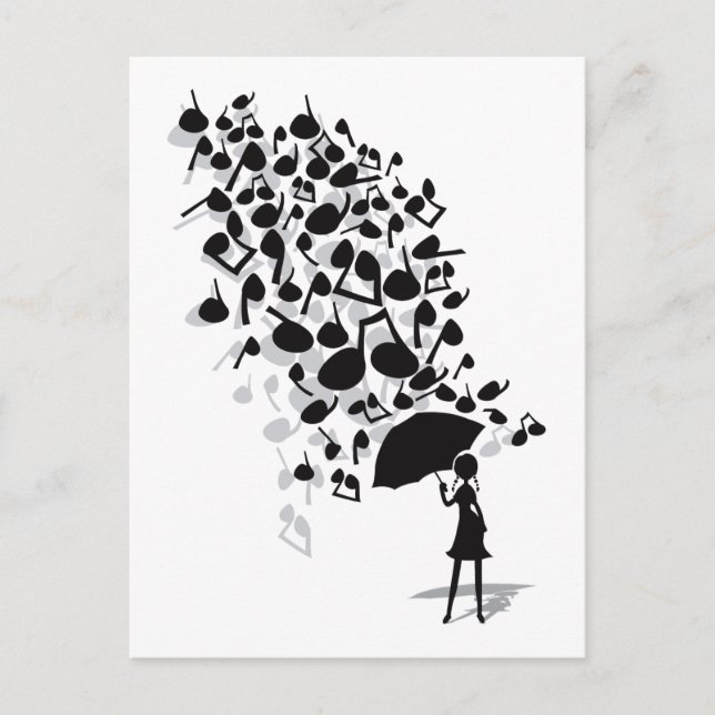 Carte Postale Singin' dans la pluie (Devant)