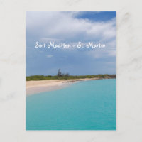 Sint Maarten - Scène de la plage St Martin