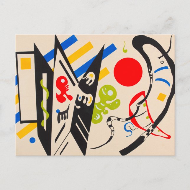 Carte Postale Sinthesi Stencil, 1935 par Wassily Kandinsky (Devant)