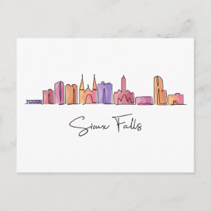 Carte Postale Sioux Falls DAKOTA SUD