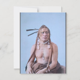 Carte Postale Sioux Warrior (vers 1890)