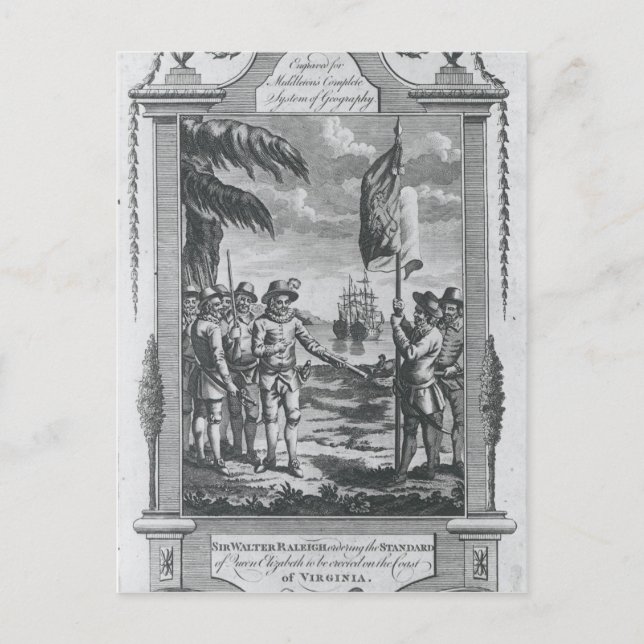 Carte Postale Sir Walter Raleigh (Devant)