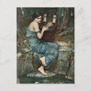 Carte Postale Siren Jouer de la musique pour les marins