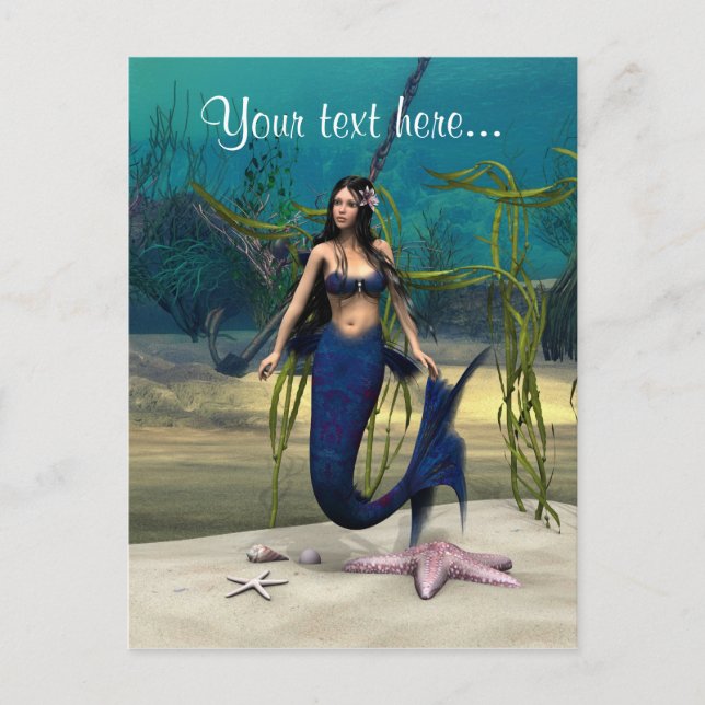 Carte Postale Sirène (Devant)