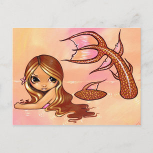 Carte postale "Sirène de soleil"