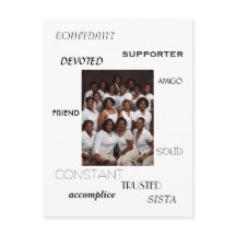 SISTA, AMI, AMIGO, CONFIDANT, SUPPORTER, acc...