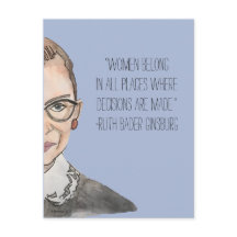 Carte postale sisterhood - RBG
