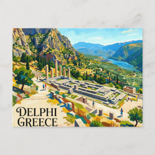 Carte Postale Site archéologique de Delphes Grèce