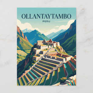 Carte Postale Site archéologique d'Ollantaytambo Pérou