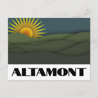 Carte Postale Site d'Altamont en Californie où s'est tenu le con