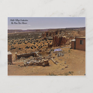 Carte Postale Site De Construction Du Pueblo Mesa