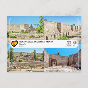 Carte Postale Site du patrimoine mondial de l'UNESCO - Alcazaba 