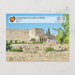 Carte Postale Site du patrimoine mondial de l'UNESCO - Alcazaba 