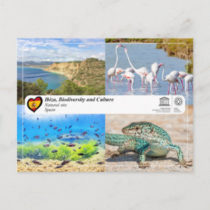 Carte Postale Site du patrimoine mondial de l'UNESCO - Biodivers