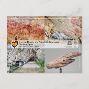 Carte Postale Site du patrimoine mondial de l'UNESCO - Grotte Ti