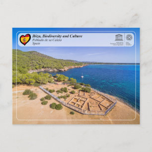 Carte Postale Site du patrimoine mondial de l'UNESCO - Ibiza/Eiv