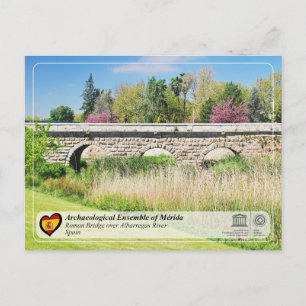 Carte Postale Site du patrimoine mondial de l'UNESCO - Pont roma