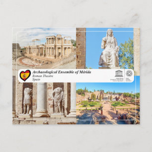 Carte Postale Site du patrimoine mondial de l'UNESCO - Théâtre r