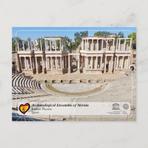 Carte Postale Site du patrimoine mondial de l'UNESCO - Théâtre r