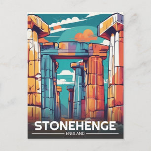 Carte Postale Site du patrimoine mondial Wiltshire de Stonehenge