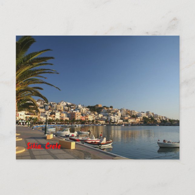 Carte Postale Sitia matin (Devant)