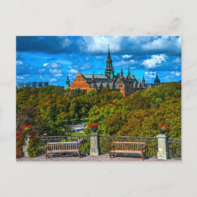 Carte Postale Skansen, Stockholm, Suède (Devant)