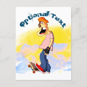 Carte Postale Skate Guy