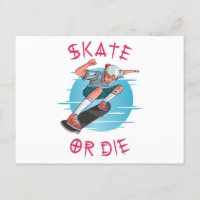 Skate ou die Skateboarder Garçon