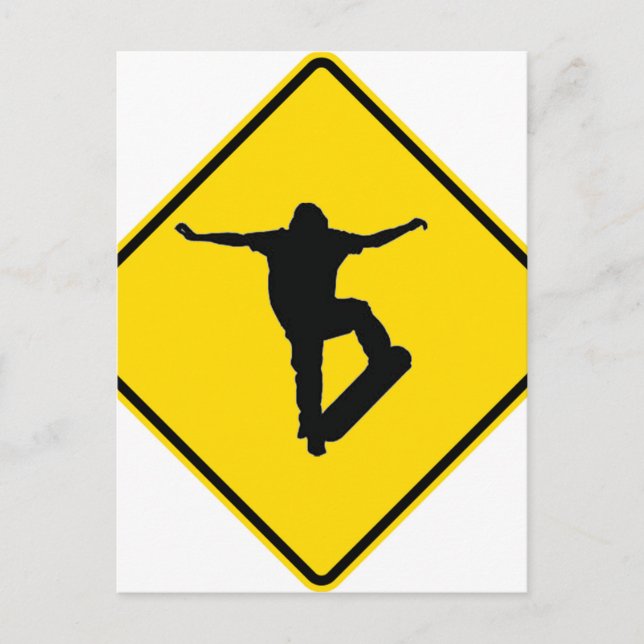 Carte Postale "Skater extrême" (Devant)