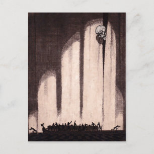 Carte postale Skeleton Art vintage