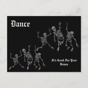 Carte Postale Skeleton Dance