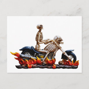 Carte Postale Skeleton Rider